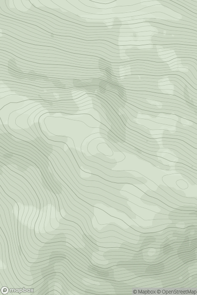 Thumbnail image for Sgurr Mor West Top [Glen Shiel to Loch Hourn and Loch Quoich] showing contour plot for surrounding peak